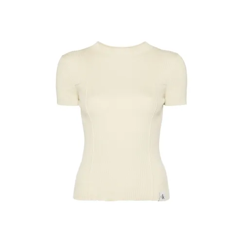 Calvin Klein T-Shirt Женская Бежевая