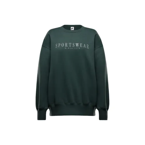 nike Sportswear Phoenix Fleece FW24 Толстовка Женская Винтажный Зеленый