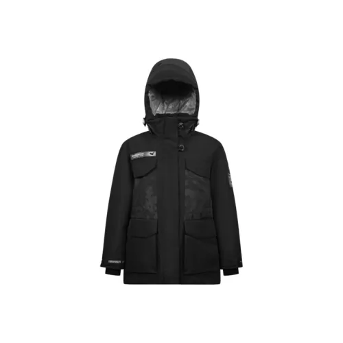 BOSIDENG Черный, Aurora Камуфляж 80JM Женские Пуховики