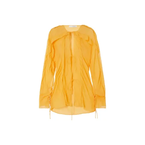 Christopher Esber Рубашка Женская Желтая