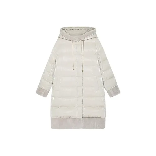 DKNY Пуховик Женский Светло-Серый