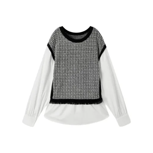 EICHITOO Рубашка Женская Натуральный Белый Trim