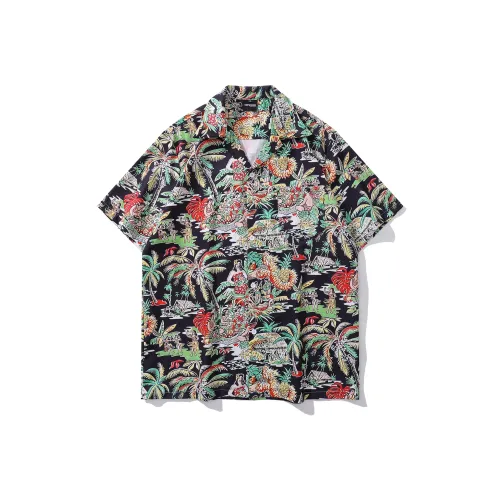 BEAR UNION Зеленая унисекс рубашка