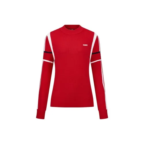 KSWISS Толстовка Женская Вермильон Красный