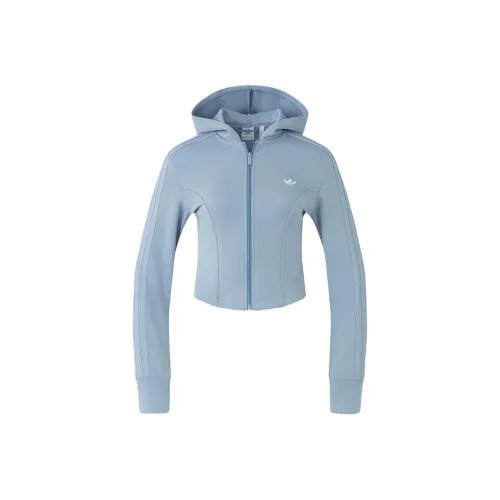 Adidas Originals Spice Girls Series Куртка Женская Текстура Синяя