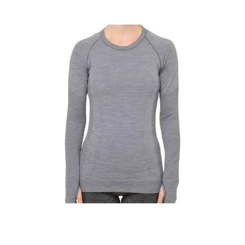 lululemon Swiftly Шерсть Кашемир Свитер Женские Серый