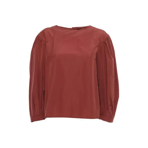 WEEKEND MaxMara T-рубашка женская кирпично-красного цвета