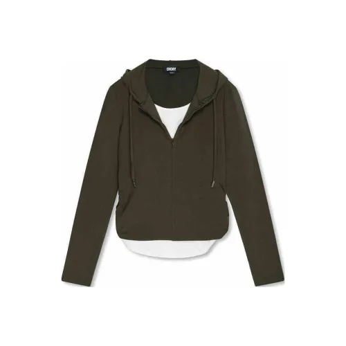 DKNY FW24 Свитшот Женский Коричневый