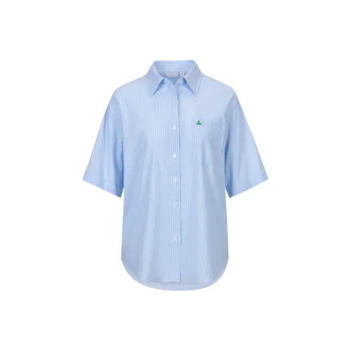 NAVIGARE Рубашка Женская Темно-сапфировый Белый