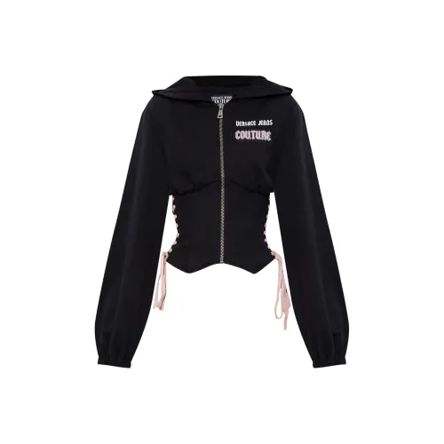 VERSACE JEANS COUTURE FW24 Свитшот Женский Черный