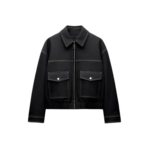 ZARA Новогодний Индиго Женские Куртки