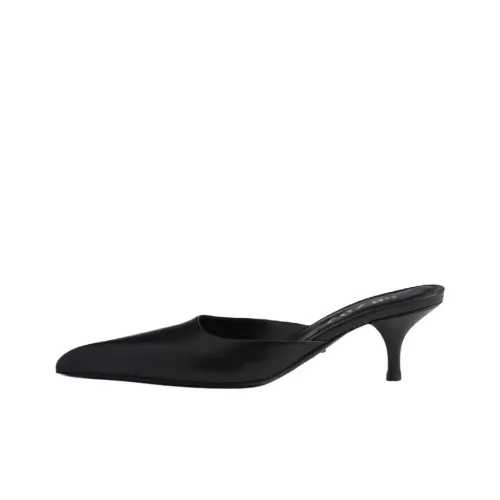 PRADA Домашние тапочки 5,5 см Женские Черные