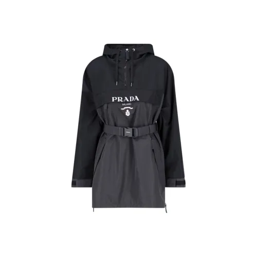 PRADA FW23 Куртки и Пальто Женские Черные