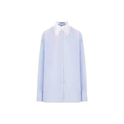 PRADA Синие Женские Рубашки