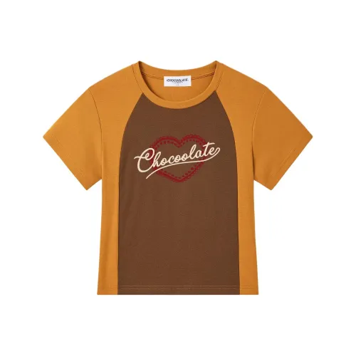 CHOCOOLATE T Рубашка Женская Кофейного цвета