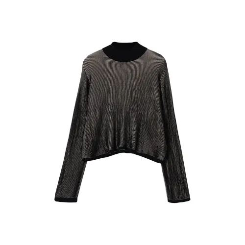 SOON FLOWER Трикотаж Женский Черный