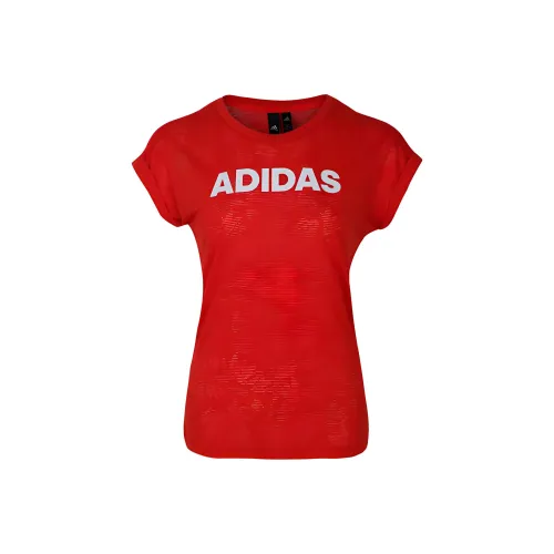 Adidas Женские футболки красного цвета