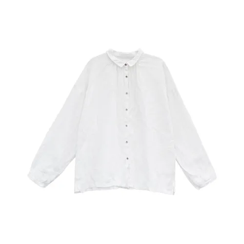 KERANPUJIAN Рубашка Женская Pure Серый Бежевый