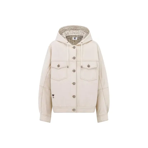 DIOR SS25 Весенне-летняя коллекция готовой одежды Куртки и пальто Женские Экрю