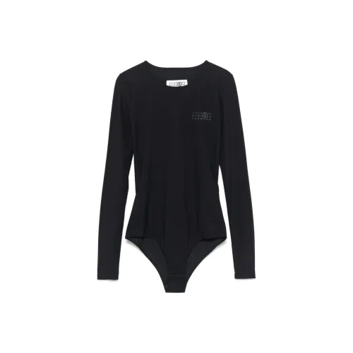 MM6 Maison Margiela совместный бренд FW24 Комбинезон Женский Черный