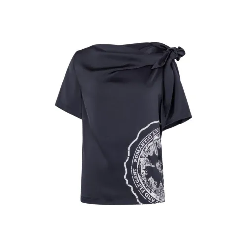 XG Темно-синие Женские Рубашки