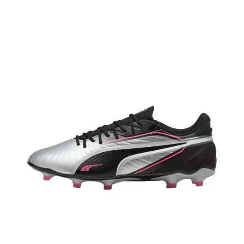 PUMA KING MATCH Футбольные бутсы Унисекс Серебристо-черные