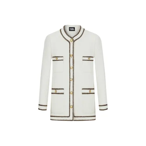 KARL LAGERFELD SS25 Куртки и Пальто Женские Белые