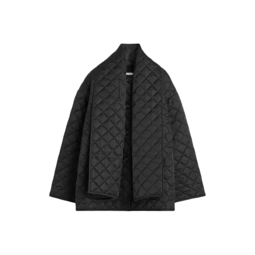 TOTEME FW24 Куртки и Пальто Женские Черный