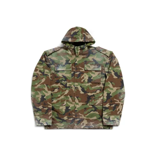 Balenciaga Куртки и Пальто Женские Темно-Зеленый