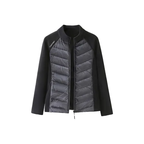 Cypress House Пуховик Женские Черный