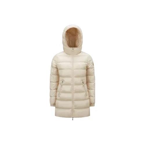 Moncler Glements Series Бежевые Женские Пуховики