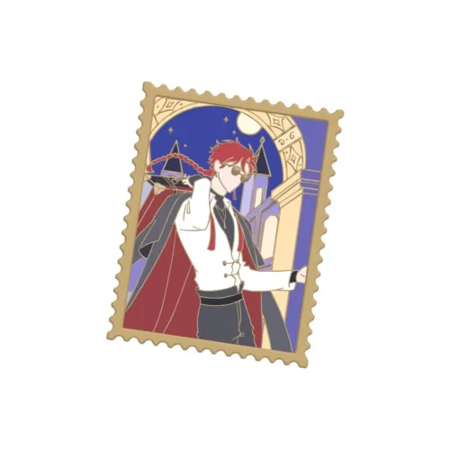 March·Monster x Link Click Чэн Сяоши Лу Гуан Ся Фэй Лию Сяо Yingdu Letter Персонаж Металл Значки