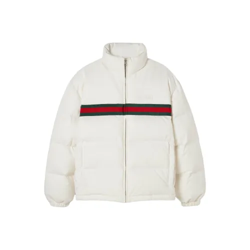 GUCCI Пуховик Стандартный Женские Белый