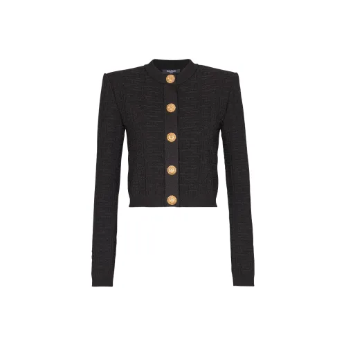 BALMAIN FW24 Трикотаж Женский Черный