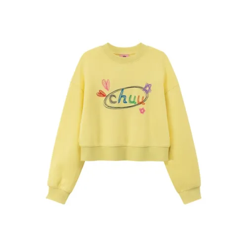 CHUU Лимон Женские Свитшоты