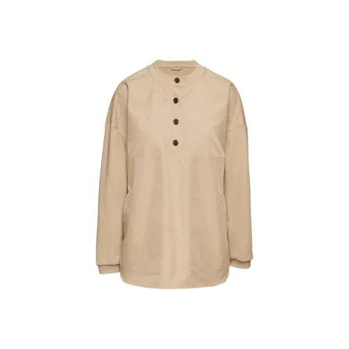 GAP Harlem's Fashion Row Collaboration Бежевые Женские Рубашки