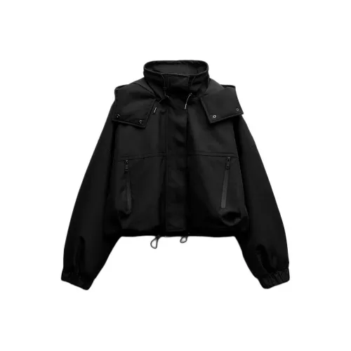 ZARA Черные Женские Куртки