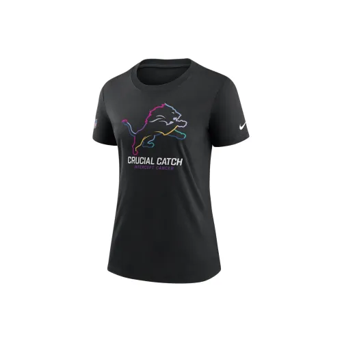 nike NFLDetroit Lions Стандартная футболка женская черная