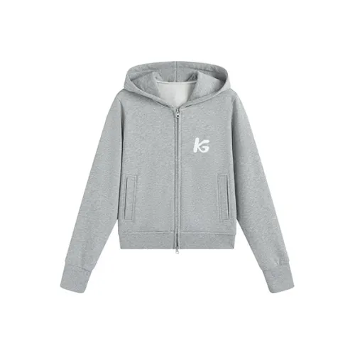 KING PRINCE Свитшот Базовый Универсальный American Casual Женский Серый