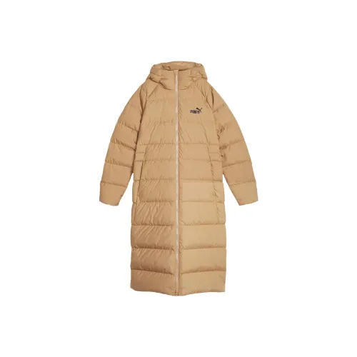 PUMA Темно-верблюжий Женские Пуховики
