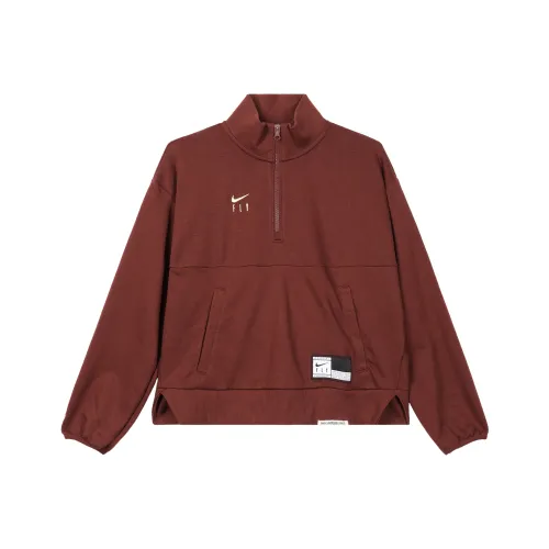 Nike Swoosh FLY Толстовка Женская Темно-красный Команда