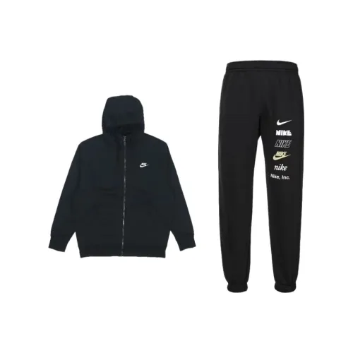 Nike Sportswear Club Повседневная Спортивная Одежда Мужская Черная
