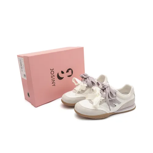 JOSINY Амортизирующий Противоскользящий Износостойкий Дышащий и Легкий Низкий Топ Повседневная Обувь Женская Бежевая Фиолетовая