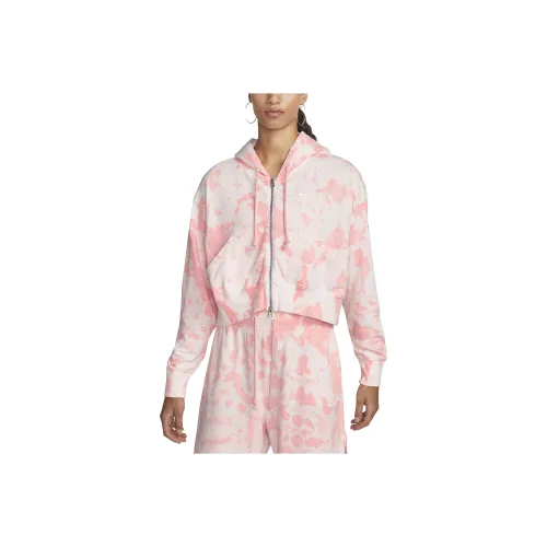 NIKE Яркий Темно-красный Женские Куртки