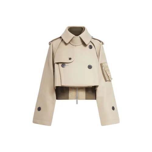 sacai Хаки Женские Куртки