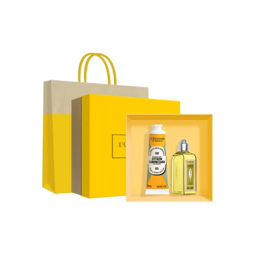L'OCCITANE Citrus Янтарь Крем для рук и гель для душа с цитрусным ароматом Набор Коробка Очищение Увлажнение