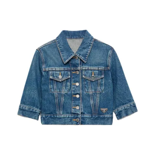 PRADA Куртки и Пальто Женские Морской Синий