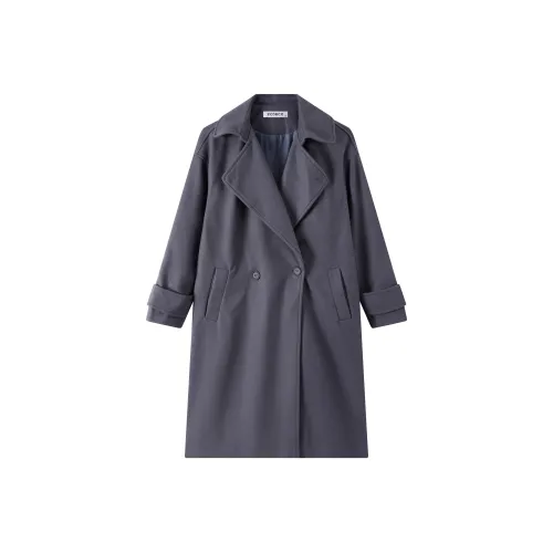 ZCDECO Куртки Пальто Женские Серые