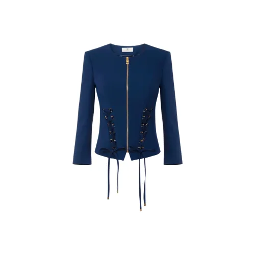 Elisabetta Franchi Куртки и Пальто Женские Синие
