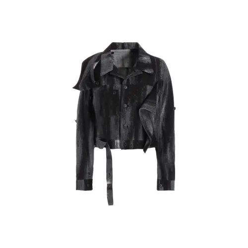 Yohji Yamamoto Черные Женские Куртки